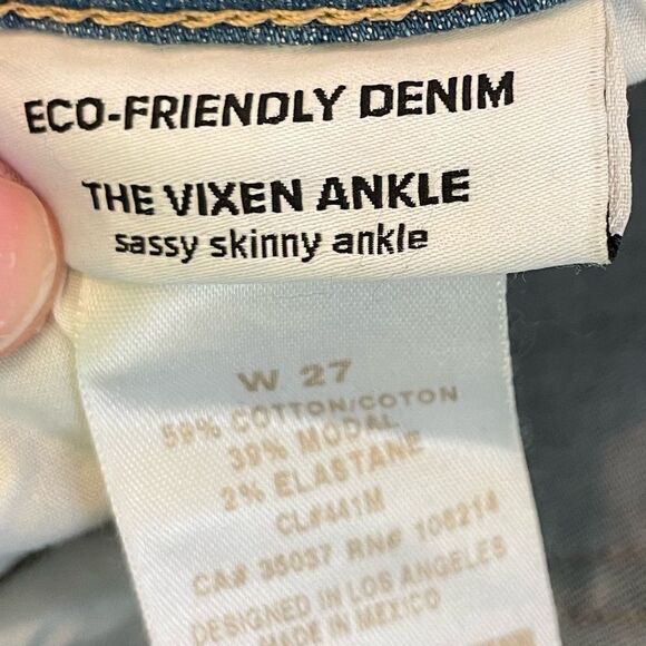 EUC Women’s Joes Jeans THE VIXEN ANKLE sassy skinny ankle Sz.27 Color Mitzi - Picture 2 of 6